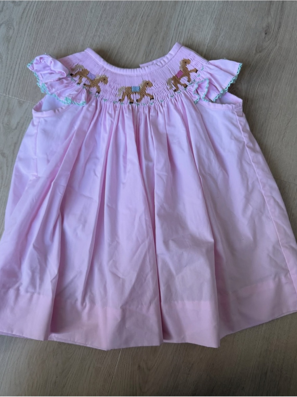 TBBC Horse Smocked Dress